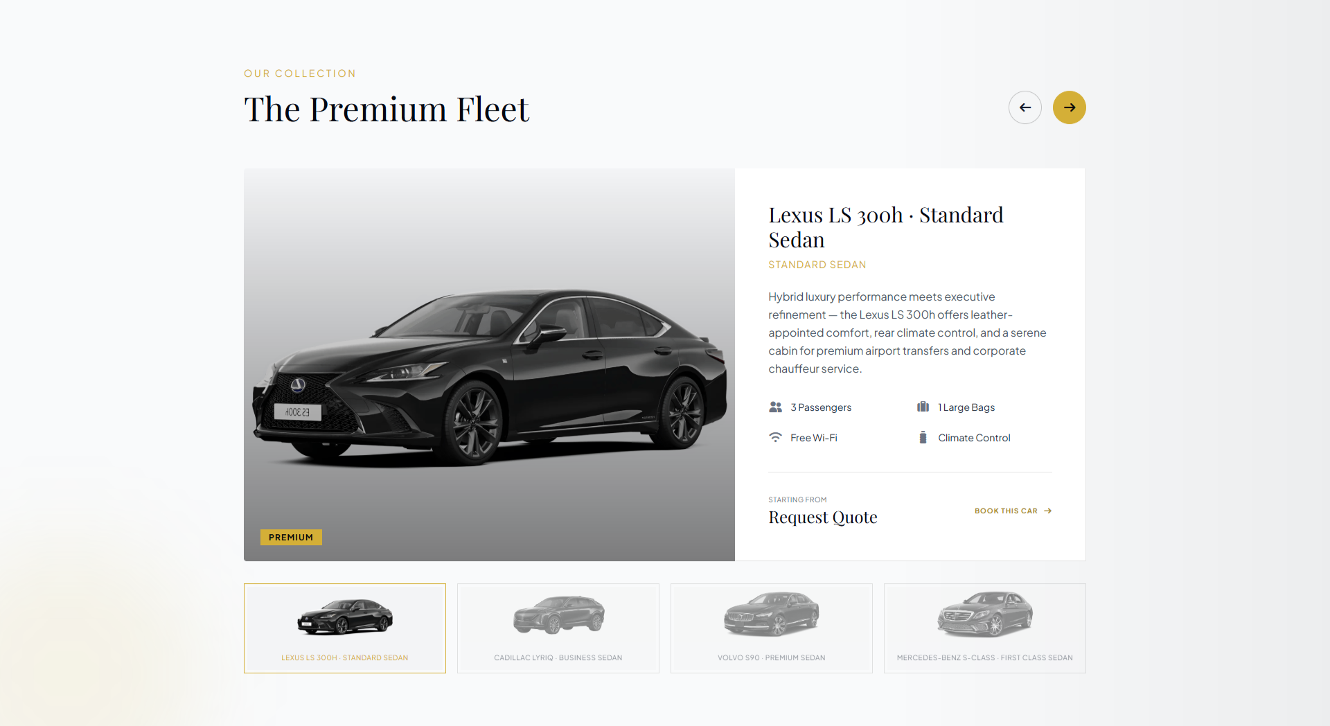 Luxoro website on desktop